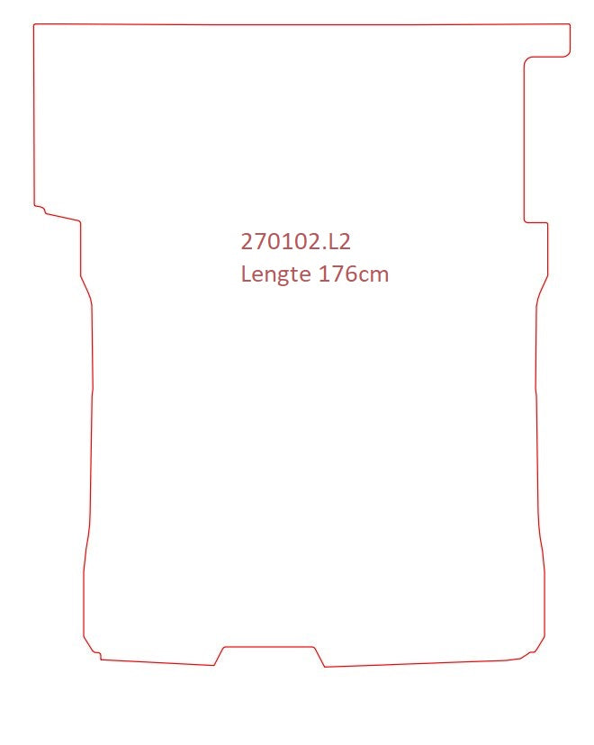 Laadvloermat Ford Transit Connect (2019-2016)