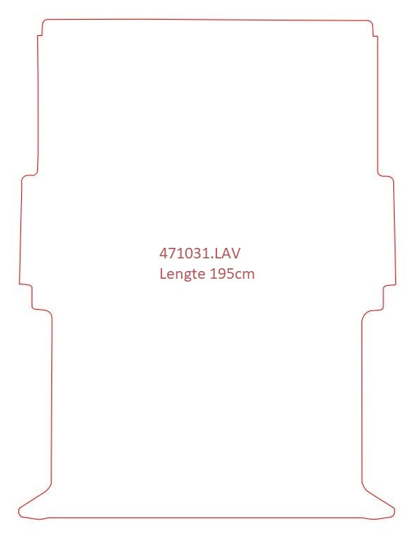 Laadvloermat Mercedes Citan (2012-2021)