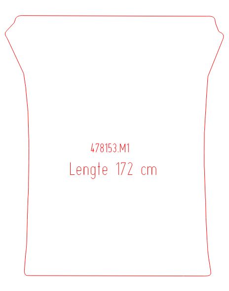 Laadvloermat Mercedes V-klasse W447 Dubbel Cabine (2014-Heden)