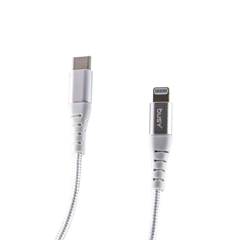 Iphone/Ipad/Ipod kabel USB-C naar USB-Lightning (Apple aansluiting met Mfi Apple certificaat) - 1,2 meter lang