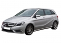 Mercedes B-klasse 2011-2018 / B-klasse 2019-heden (hoge kofferbakvloer) kofferbakmat