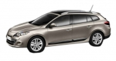 Renault Megane Grandtour stationwagon (ZONDER FLAP LINKS EN RECHTS) 2009-2016 kofferbakmat