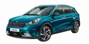 Kia Niro / Niro PHEV / e-Niro -2016-2022 (hoge kofferbakvloer, rechter flap kan er af) kofferbakmat