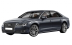 Audi A8 (D4) 2014-2017 (standaard- en lange wielbasis) kofferbakmat