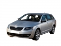 Skoda Octavia station 2013-heden (hoge kofferbakvloer, flap links en rechts kan er af) kofferbakmat