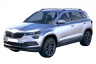 Skoda Karoq 2018-heden (met verstelbare vloer in de hoge stand, volledig reservewiel) kofferbakmat