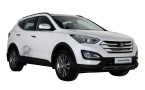 Hyundai Sante Fe 2013-heden (7 persoons, 3e zitrij neergekapt) kofferbakmat