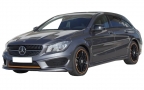 Mercedes CLA shootingbreak 2015-heden (zij-flappen kunnen verwijdert worden) kofferbakmat