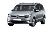 Volkswagen Sharan / Seat Alhambra 2010-heden (7-zitter - achter 3e zitrij) kofferbakmat