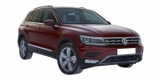 Volkswagen Tiguan 2016-heden (met verstelbare vloer in lage stand, met mini reservewiel, past niet in Hybrid) kofferbakmat