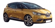 Renault Scenic 2016-heden (5 persoons, vloer in hoge stand) kofferbakmat