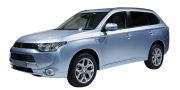 Mitsubishi Outlander 2012-heden (lage kofferbakvloer, met of zonder subwoofer) kofferbakmat 