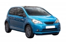 Skoda Citigo-E (electric) / Seat Mii (electric) / Volkswagen e-up! (electric) 2019-heden (verstelbare vloer in lage stand) kofferbakmat