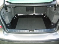 Saab 9-3 Sport Sedan / 4 deurs 2002-heden geen ingebouwd audiosysteem - Guardliner Kofferbakmat