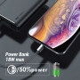 Powerbank 10.000 mAh met snelladen en 4 poorten (2 x USB / 1 x USB-C / 1 x Micro USB)