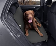 Beschermmat achterbank stof zwart (zitting en rugleuning, past in iedere auto)