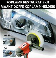 Koplamp restauratie kit - maak uw doffe koplampen weer helder (complete set alles inbegrepen)