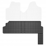 Rubbermattenset Citroen Jumpy /Fiat Scudo / Peugeot Expert / Toyota ProAce - (mat voor 2e zitrij) 2006 - 2016