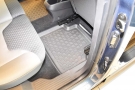 Ford Tourneo Courier (5-persoons) 2014-2023 (complete set voor en achter) - Schaalmatten 3D