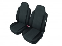 Pasvorm  stoelhoezen Aygo-C1-107  - ARES - Zwart/grijs (voorset)