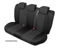 Pasvorm  stoelhoezen VW Caddy van 2004 t/m heden  - ARES - Zwart/grijs (Achterbank)