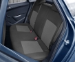 Pasvorm  stoelhoezen Opel ASTRA-J van 2009 t/m 2016 - ARES - Zwart/grijs (complete set)