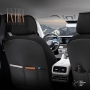 Autostoelhoezenset Advanced zwart-oker geel (complete set)
