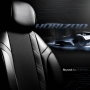 Autostoelhoezenset Horizon zwart-grijs (complete set)