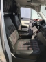 Pasvorm stoelhoezen set (stoel en stoel) Volkswagen Transporter T6 2015 t/m heden - Kunst leer / stof met GTI ruitpatroon