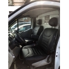 Pasvorm stoelhoezen set (stoel en stoel)   Renault Trafic / Opel Vivaro / Nissan Primastar 2001 t/m 2014 - Kunst leer zwart