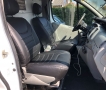 Pasvorm stoelhoezen set (stoel en stoel)   Renault Trafic / Opel Vivaro / Nissan Primastar 2001 t/m 2014 - Kunstleer zwart