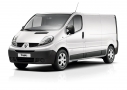 Pasvorm stoelhoezen set (stoel en stoel)   Renault Trafic / Opel Vivaro / Nissan Primastar 2001 t/m 2014 - Kunstleer zwart