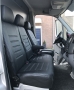Pasvorm stoelhoezenset (stoel en duobank) Mercedes Sprinter 2006-2018 / Volkswagen Crafter 2006-2016 - Kunstleer zwart