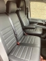 Pasvorm stoelhoezen set (stoel en duobank) Volkswagen Transporter T6 2015-heden - Kunstleer zwart