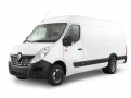 Pasvorm autostoelhoezen (3 zits) Renault Master 2010-heden / Opel Movano 2010-2021 / Nissan NV400 2010-2021 / Interstar 2022-heden (duobank met split in rugleuning en zitting) - Kunstleer zwart