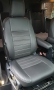 Pasvorm autostoelhoezen set (stoel en stoel) Ford Transit Custom 2012-2023 - Kunstleer zwart