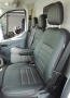 Pasvorm stoelhoezen set (stoel en duobank) Ford Transit 2014-heden - Kunstleer zwart