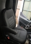 Pasvorm stoelhoezen set (stoel en stoel) Ford Transit 2014-heden - Kunstleer zwart