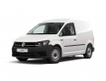 Pasvorm autostoelhoezenset Volkswagen Caddy (standaard stoel Trendline) 2015-2020 - Kunst leer zwart