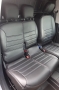 Pasvorm stoelhoezen set (stoel en duobank) Citroen Berlingo / Peugeot Partner/Rifter / Opel Combo / Toyota Proace City 2018-heden / Fiat Doblo 2023-heden - Kunst leer zwart