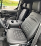 Pasvorm stoelhoezen set (stoel en duobank) Ford Transit Connect 2019-2022 - Kunstleer zwart