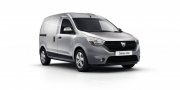 Pasvorm autostoelhoezenset (stoel en stoel) Dacia Dokker 2012-heden - Kunstleer zwart
