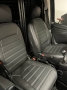 Pasvorm autostoelhoezenset Citroen Nemo / Peugeot Bipper / Fiat Fiorino (met klapstoel rechts) 2008-heden - Kunstleer zwart