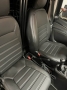 Pasvorm autostoelhoezenset Citroen Nemo / Peugeot Bipper / Fiat Fiorino (met klapstoel rechts) 2008-heden - Kunstleer zwart