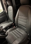 Pasvorm autostoelhoezenset Citroen Nemo / Peugeot Bipper / Fiat Fiorino (met klapstoel rechts) 2008-heden - Kunstleer zwart