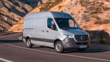 Pasvorm stoelhoezen set (stoel en duobank) Mercedes Sprinter 2018-heden (COMFORTLINE STOEL) - Kunstleer zwart