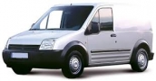 Pasvorm stoelhoezen set (stoel en stoel) Ford Transit Connect 2003 t/m 2013 - Kunstleer zwart