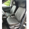 Pasvorm stoelhoezen set Volkswagen Caddy 2020-heden / Ford Transit/Tourneo Connect 2022-heden - Kunst leer zwart