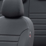 Pasvorm stoelhoezen set Tesla model 3 - 2017-heden - Kunst leer zwart