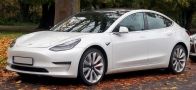 Pasvorm stoelhoezen set Tesla model 3 - 2017-heden - Kunst leer zwart